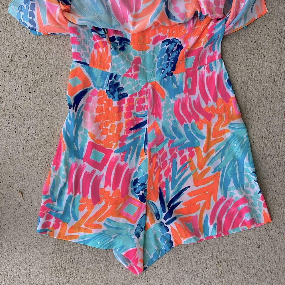 Lilly Pulitzer Colorful Printed Romper - Picture 10 of 15